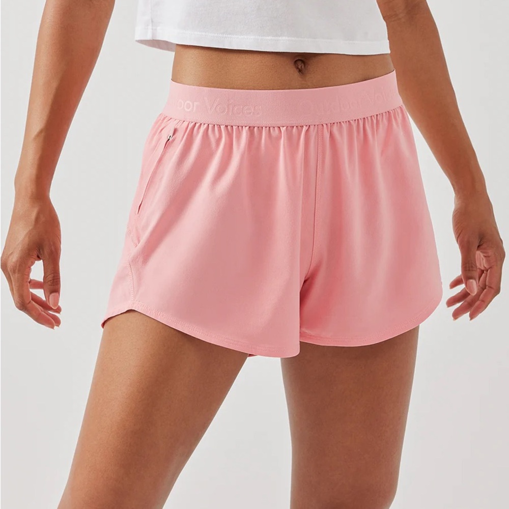 Outdoor Voices Women's Relay Shorts in Dandelion Yellow